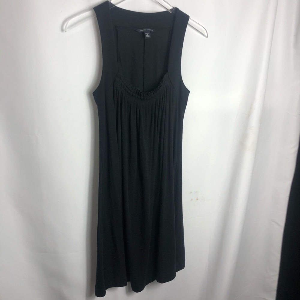 Banana republic Black Summer shift dress size small 0819